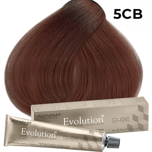 Alfaparf Evolution of the Color CUBE hajfesték - 5 60ml Crystal Brown Light Natural Brown főképe